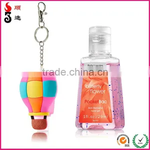 2017 Hot New Products Hot Air Balloon Keychains Antibacterial Pocket Gel Covers thumbnail-1