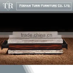 Modern Living Room Furniture Marble Top Coffee Table for Sale thumbnail-6