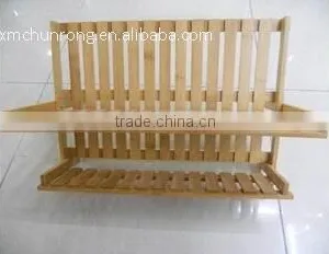 Folding Bamboo Dish Rack thumbnail-2