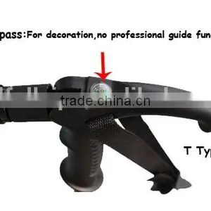 Telescoping Walking Canes With Flashlight 9 LED, Aluminum 7075, 4 Sections, SZ19004 thumbnail-2