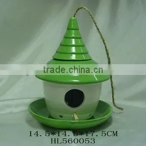 Garden Decorative Ceramic Hanging Bird Nest thumbnail-1
