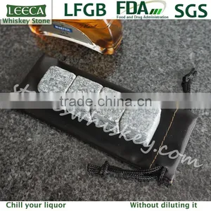 Reusable Whiskey Stone for Drinks 4 Pcs | Granite Stones Drinking thumbnail-1