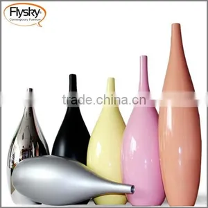 Modern New Products Fiberglass Rose Flower Pot thumbnail-1