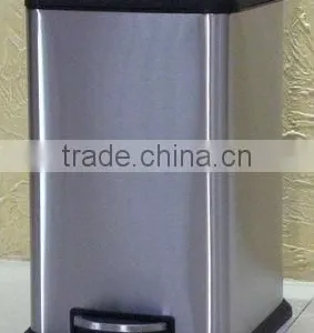 Stainless Steel Foot Pedal Waste Can thumbnail-1