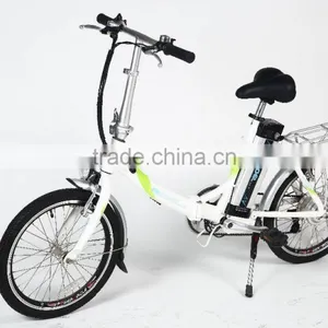 Baogl 36V250W Folding Electric Bike With 8FUN Gearless Hub With LCD Display thumbnail-1