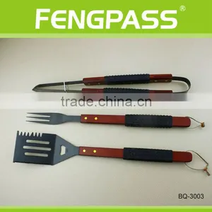 Wooden Handle Bbq Equipment(26-27-32) thumbnail-1