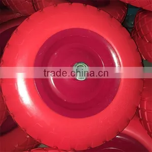 Flat Free PU Wheel 4.00-8 thumbnail-5
