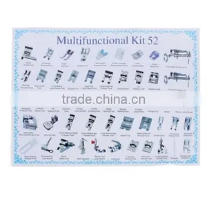 52PCS Multi Domestic Household Sewing Machine Presser Feet Set For Janome Brother Singer thumbnail-1