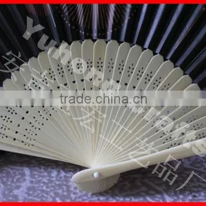Japanese Promotional Bamboo Paper Fan thumbnail-3