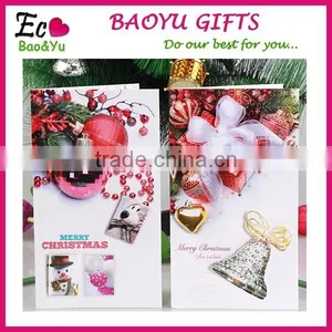 China Made Custom Christmas Greeting Crads Printing Handmade Paper Greeting Cards Designs thumbnail-1