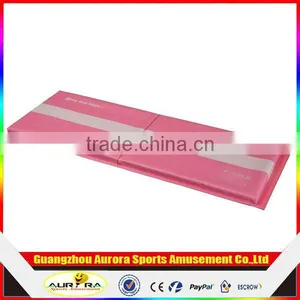 Pink Portable Cartwheel Exercise Tumbling Mat thumbnail-1