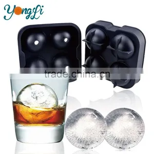 Ice Ball Maker First Like - Portable Silicone Mold for Whiskey Sphere - Round Ice Cube Tray for Popsicle thumbnail-1