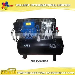 6.5hp Gasoline Piston Belt Compressor BHII30G65H80 thumbnail-1