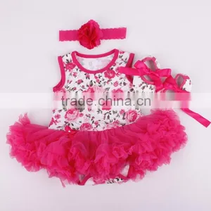 Baby Girl Clothes Ruffle Tutu Pettiskirt 3 Sets /baby Girl Tutu Dress thumbnail-1