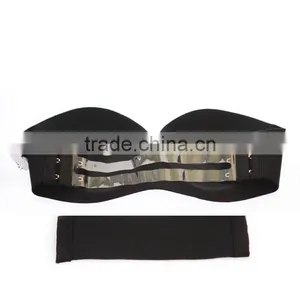 Stylish Sexy Nude and Black Bra Seamless Bra thumbnail-1