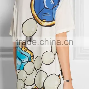 Oversized Printed Cotton t Shirt Printing Asia thumbnail-3