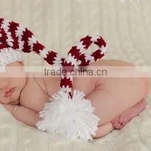 Fashion Crochet Christmas Hat Crochet Baby Sleep Hat thumbnail-3