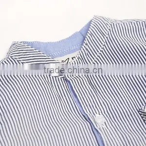 Good Quality Kids Clothing Wholesale Cheap Little Boy Long Sleeve Striped Dress Shirt thumbnail-6