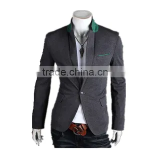 Latest New Design Casual Style One Button Slim Men Blazer thumbnail-2