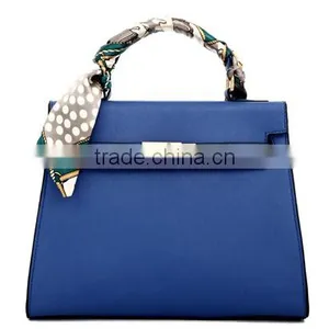 DY0034Z Europea Fashon Ladies Scarf Tote Handbag thumbnail-3