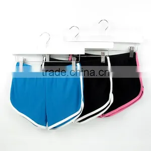 Runwaylover Custom Summer Sexy Bright Color Hot High Waist Gym Sport Women Cotton Shorts thumbnail-6