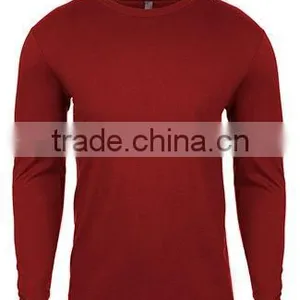 Next Level Apparel Men's Premium Fitted Long Sleeve Crew Shirt - Made From 100% Combed Cotton Jersey and Comes With Your Logo. thumbnail-3