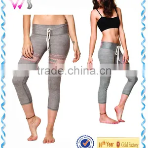 Custom Womens Body Building Wearing Colorful Legging / Yoga Pants thumbnail-1