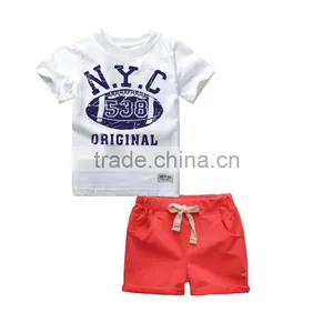 J3615 Baby Boy Kids Fashion T-shirt Shorts Set Wear, Wholesale Children's Boutique Clothing thumbnail-5