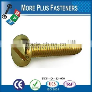 Made in Taiwan Brass Material Contact Screw Machine Screw Tapping Screw thumbnail-6