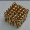 D12mm Neocube Magnet With Gold Coating (N35) thumbnail-1