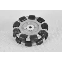 76.2mm Double Aluminum Omni Direction Wheel QL-08 thumbnail-1