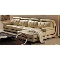 Casual Real Leather Corner Sofa thumbnail-1