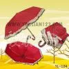 Red Full Round Point Umbrella thumbnail-1
