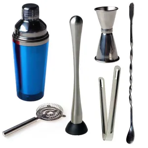 Antique Traditional Metal Cocktail Shaker 800ml thumbnail-1