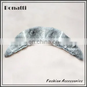 Fashion Style Rex Rabbit Fur Collar thumbnail-1