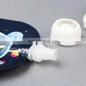 Hot Sale Customised Resealable Stand up Pouch Reusable Plastic Milk Spout Pouch thumbnail-4