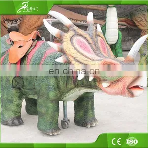KAWAH OutDoor Waterproof Animal Rides Custoimzed Animatronic Walking Dinosaur Rides For Kids thumbnail-3