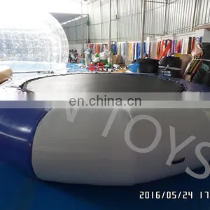 4meters Cheap Inflatable Water Jumping Trampoline for Children Water Park Obstacles thumbnail-6