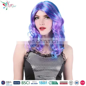 Carnival Party Cosplay Wigs Fashion Synthetic Mix Colour Wig thumbnail-1
