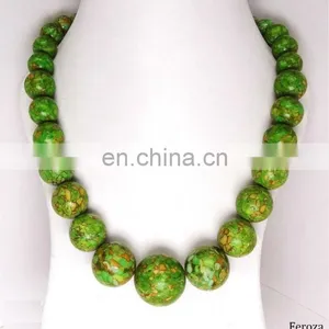 Green Feroza 100% Precious Stone Malas thumbnail-1