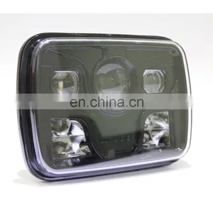 CZG-5780 2017 Newest off Road Hi/Lo Beam 5*7 Led Head Lamp h4 Motorcycle Led Driving Light for Harley Davison ForJeep Wrangler thumbnail-2