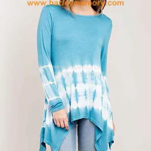 Wholesale 2018 Fashion Lady Long Sleeve Cotton T-shirts thumbnail-1