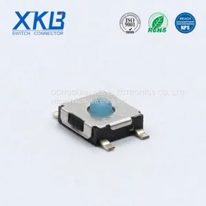 China Supplier 6.2x6.2x2.5 Blue Silicone Key Press Brand Tact Switch thumbnail-1