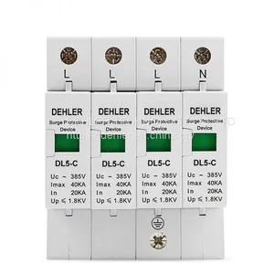 SPD Home Lightning Protection Surge Protector 40ka-4p Communication Signal Lightning Protection thumbnail-3