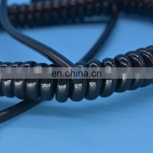 Spring Spiral Cable/spring Wire Cable Low Voltage Flexible Retractable Spiral Spring Coiled Cable thumbnail-2