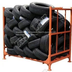 Warehouse Storage Heavy Duty Steel Stacking Tire Racking Tire Rack thumbnail-5