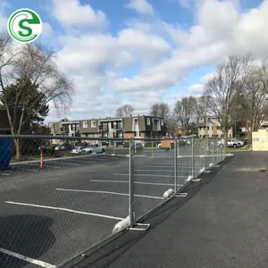 Manufacture Wholesale Temporary Chain Link Mesh Portable Swimming Pool Safety Fence thumbnail-1