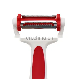 High Quality Stainless Steel 3 In 1 Potato Peeler And Cutter Fruit Peeler Vegetable Peeler With 3 Blades thumbnail-4