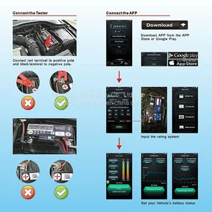 Bluetooth 4.0 Battery Sensor Analyzer Car Battery Monitor For IOS and Android thumbnail-4