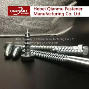 HEX HEAD LAG Wood Screw of Standard DIN571 Galvanized Wood Screw thumbnail-5